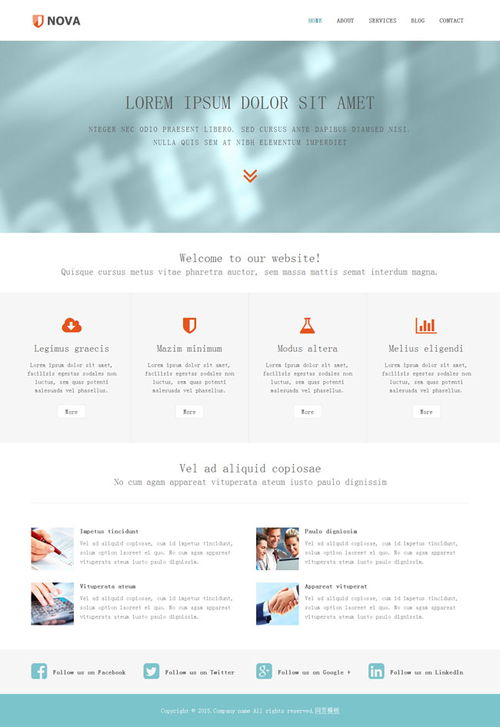 商務(wù)咨詢公司專屬Bootstrap模板 高效構(gòu)建專業(yè)在線形象